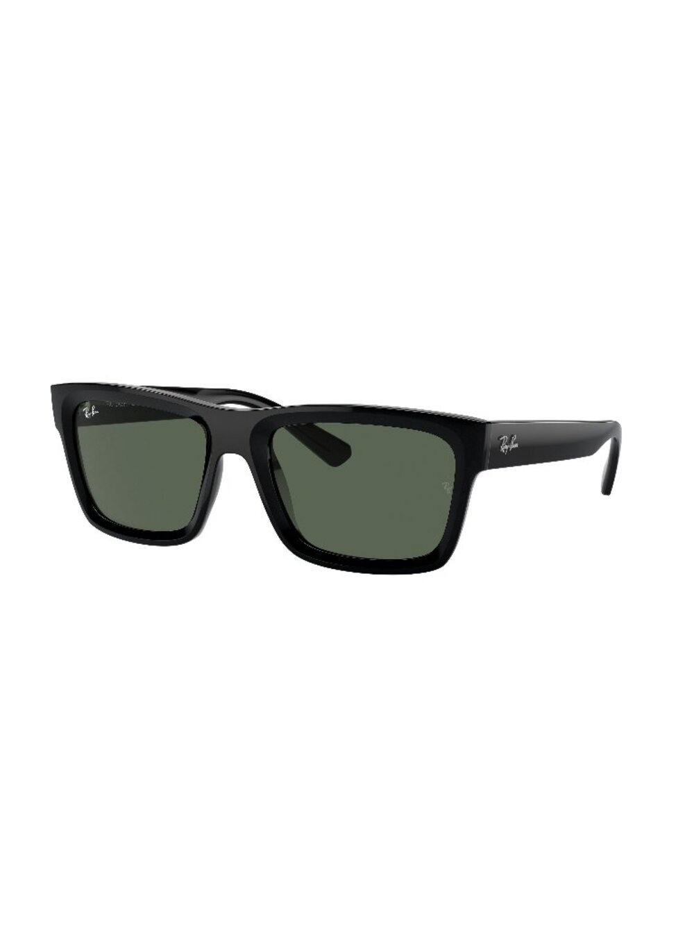 New Ray-Ban Unisex Sunglasses Black Square Green Lens Acetate Frame Ray Ban 54